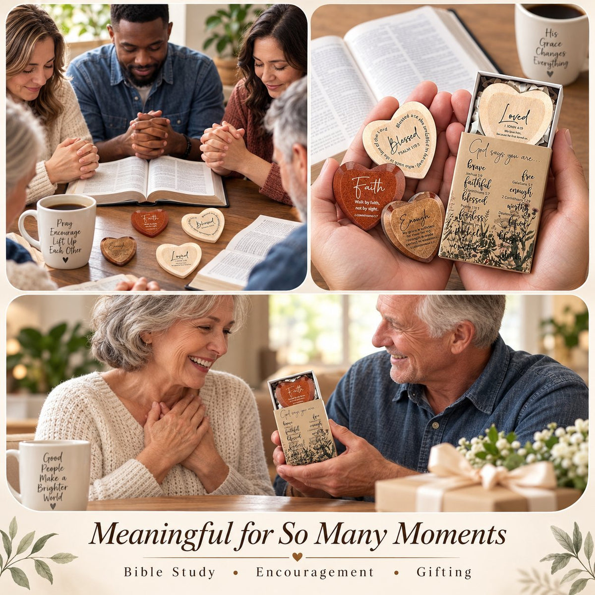 ✝️ 🎁 Christian Pocket Heart Gift Set(Set of 12)