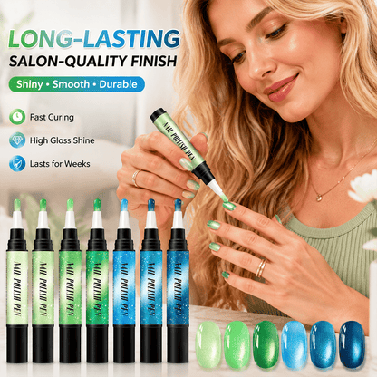 6PCS One-Step Gel Nail Art Pen Set