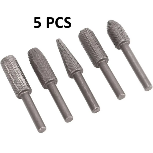 Free Shipping🔥5PCS Tungsten Carbide Rotary File Set – Fast Shaping, Carving & Grinding