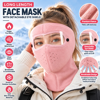 Tyiipro™ Winter Face Mask with Detachable Eye Shield