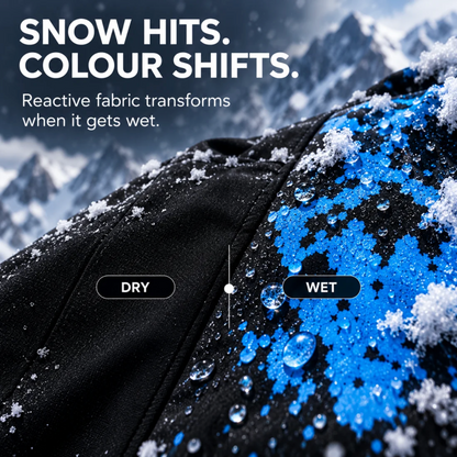 TYII™ Men’s Heat-Reactive Color-Changing Jacket – Waterproof Windbreaker