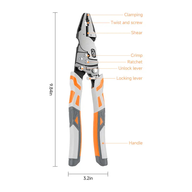 Tyiipro™  Self-Locking Ratchet Pliers – Secure Grip, Less Effort