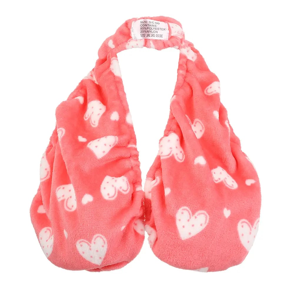 👙 Hands-Free Wearable Shower Towel – Ultra Soft Plush | Adjustable & Moisture Absorbing