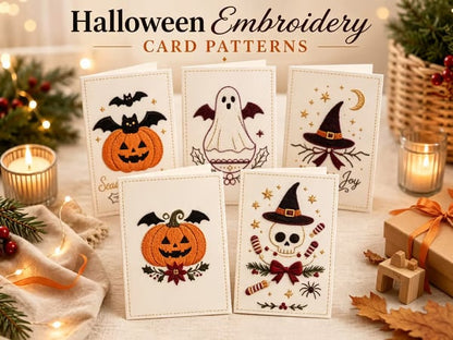 🌲 🪡 Christmas Hand Embroidery Card DIY Kit | Stitch Your Way Into the Christmas Spirit ✨ 🎁