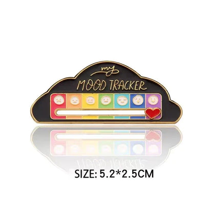 My Social Battery / Mood Tracker Enamel Brooch