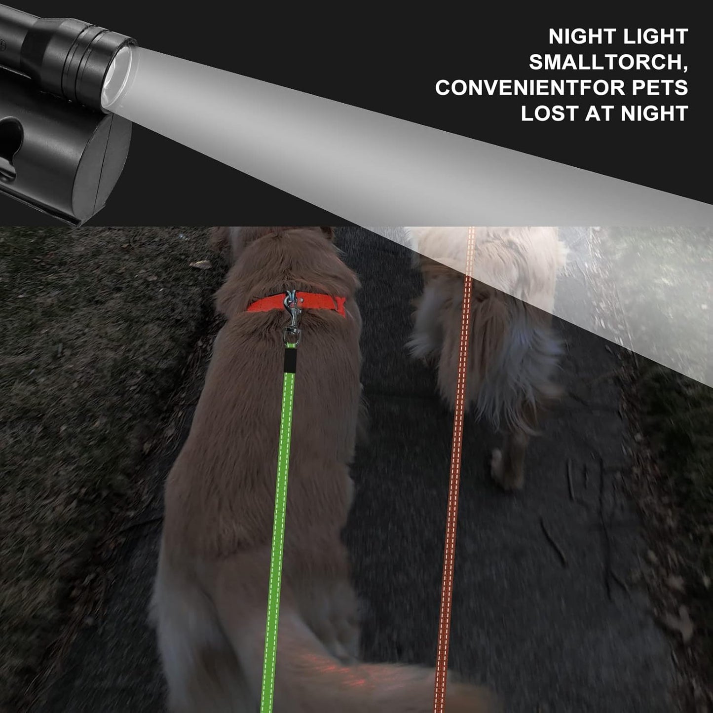 Retractable Dog Leash for Walking Two Dogs