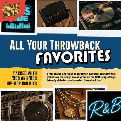 🎤Lyrically Correct: ’90s R&B Expansion Pack – 80 Cards of Old-School Hits & Ultimate Music Trivia