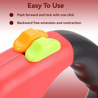 Retractable Dog Leash for Walking Two Dogs
