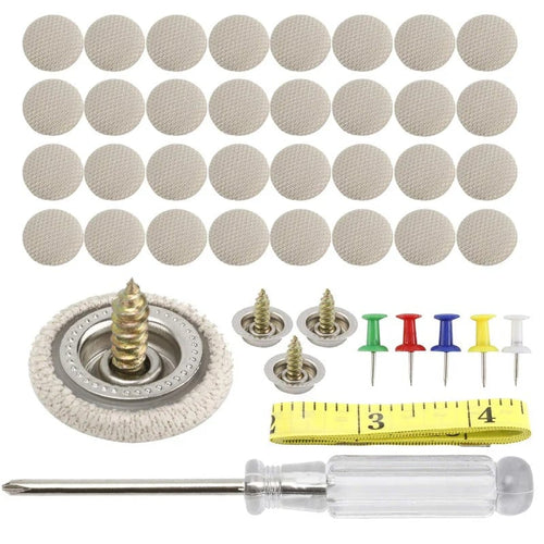 TYIIPRO™ Car Roof Headliner Repair Clips – Fabric-Covered Retainer Buttons for Sagging Auto Ceiling Liner