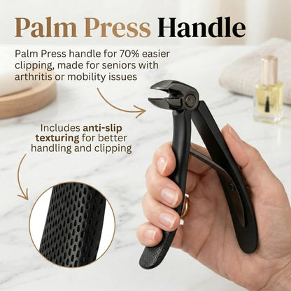 TYIIPRO™ Nail Clipper for Seniors, Wide Jaw Long Handle Clipper for Thick Nails