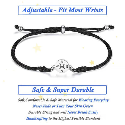 🎓Graduation Compass Bracelet For Class of 2026 – Inspirational Gift for Her/Him