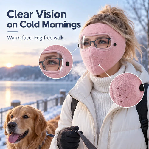 ❄️ Tyiipro™ Warm Breathable Face Cover for Winter Cycling & Trail Adventures