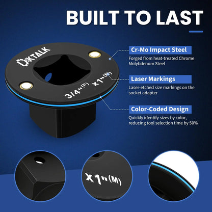 Free Shipping📦2026 Upgraded Low Profile Impact Socket Adapter Set