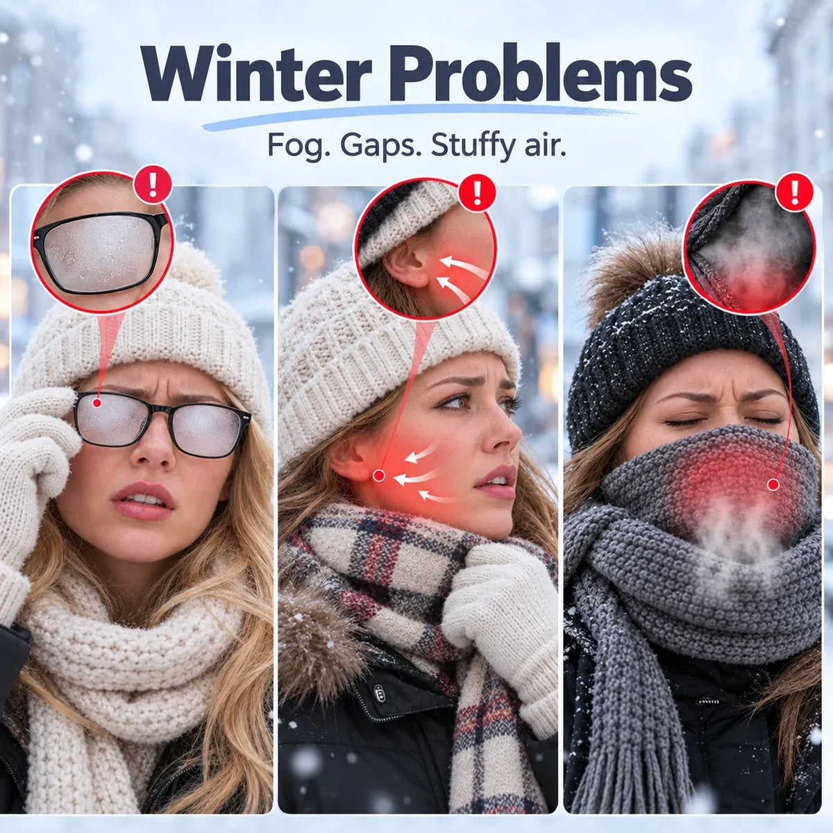❄️ Tyiipro™ Warm Breathable Face Cover for Winter Cycling & Trail Adventures