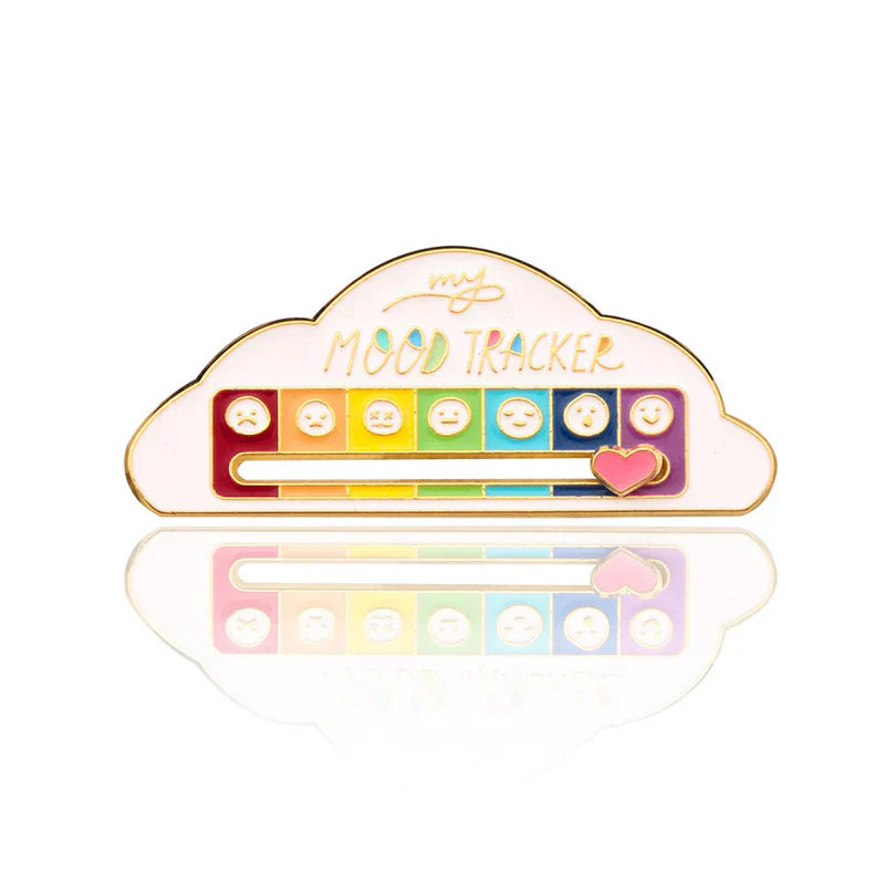 My Social Battery / Mood Tracker Enamel Brooch