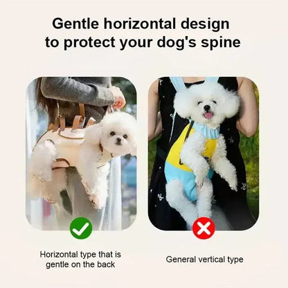 2-in-1 Pet Carrier Shoulder Bag & Backpack with Free Leash – Breathable Carrier for Small Dogs & Cats
