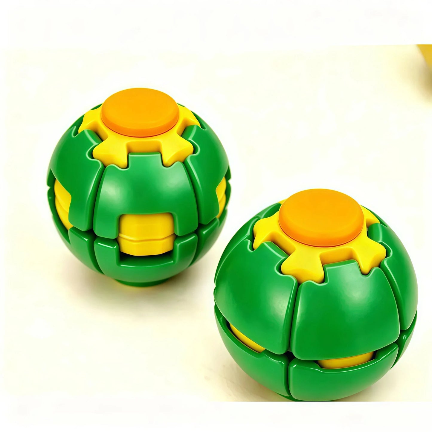 Press-to-Spin Stress Relief Fidget Ball