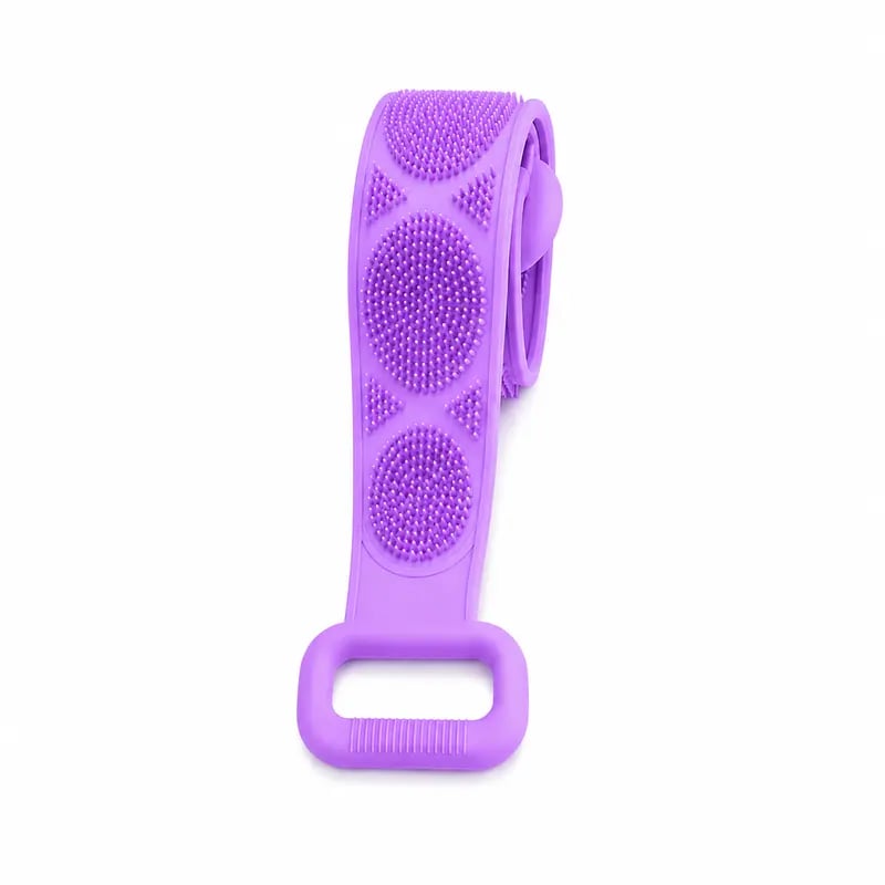 Long Silicone Shower Back Scrubber Strap