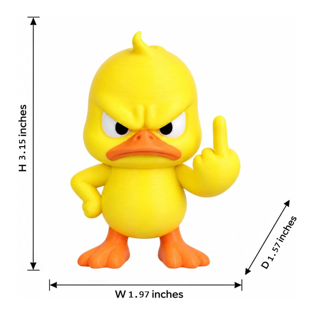 TYII™ Funny Angry Duck Figurine