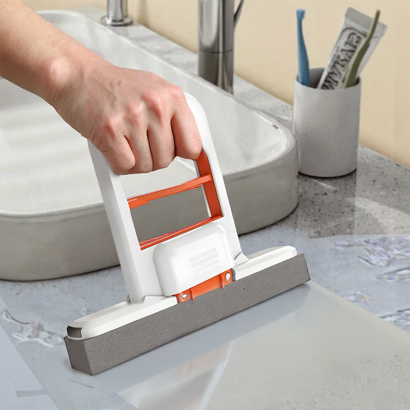 🧼 Foldable Mini Mop — No-Mess Squeeze, Wipes Any Surface
