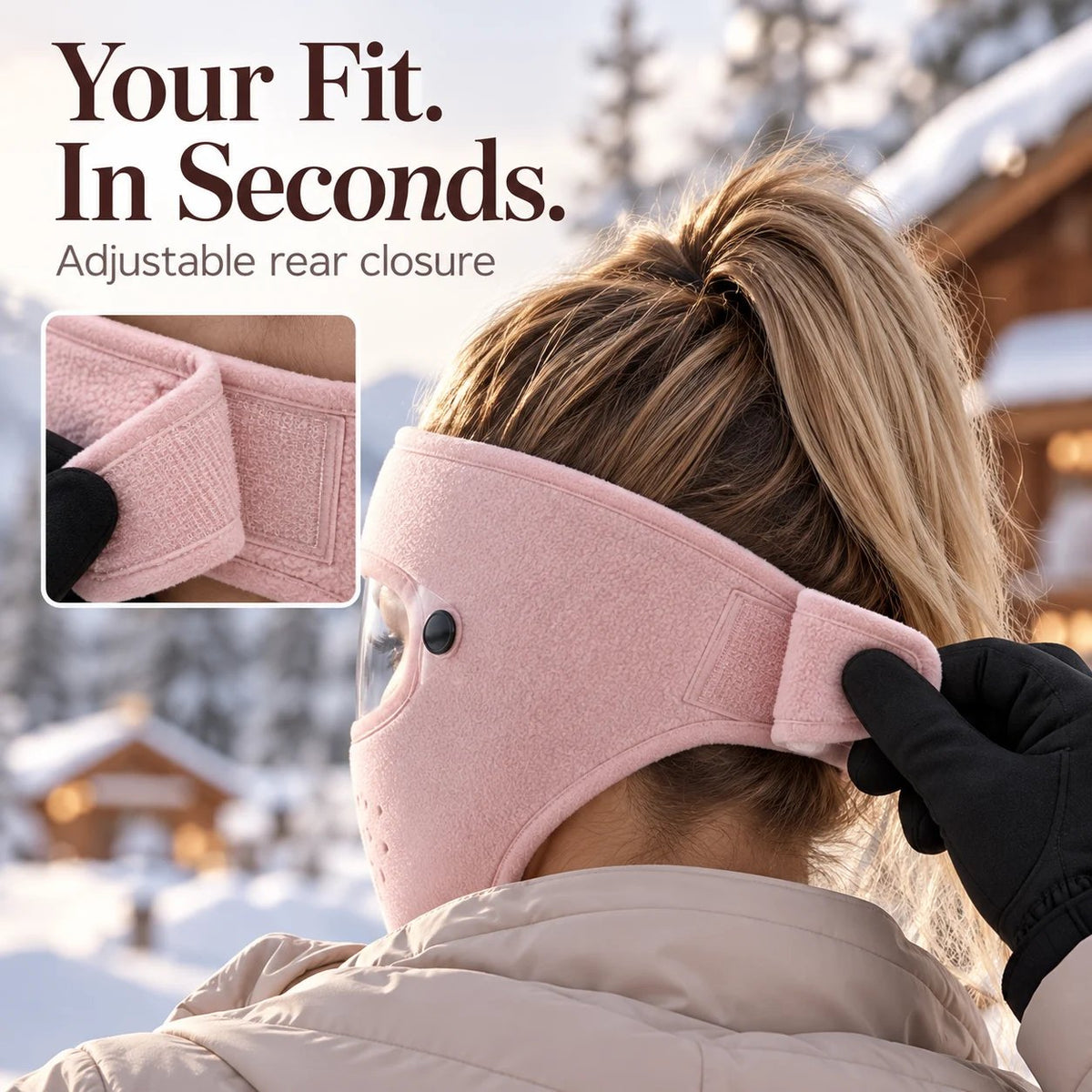 ❄️ Tyiipro™ Cozy Winter Face Cover with Detachable Eye Shield