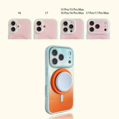 TYIIPRO™ Magnetic Gradient Phone Case with Liquid Stand for iPhone