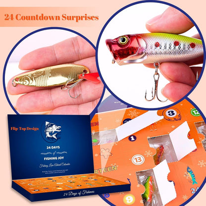 🎣🎄 Christmas Fishing Lures Advent Calendar – Limited Release!
