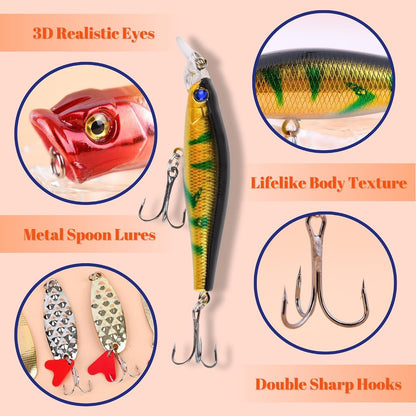 🎣🎄 Christmas Fishing Lures Advent Calendar – Limited Release!