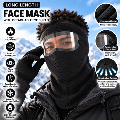 Tyiipro™ Winter Face Mask with Detachable Eye Shield