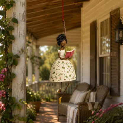 💃 🌸 Let Your Space Dance — 🎐 ✨ Whimsical Dancing Lady Hanging Ornament