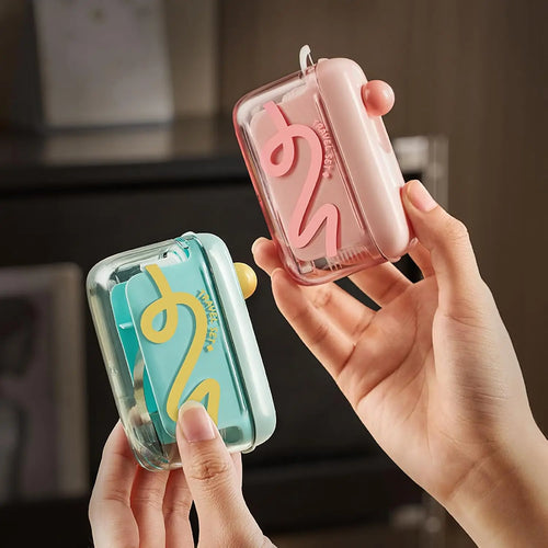 Travel-sized Storage Case with 50 Dental Floss Picks