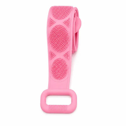 Long Silicone Shower Back Scrubber Strap