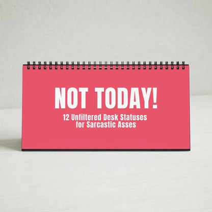 😂NOT TODAY! — Unfiltered Signs & Calendars