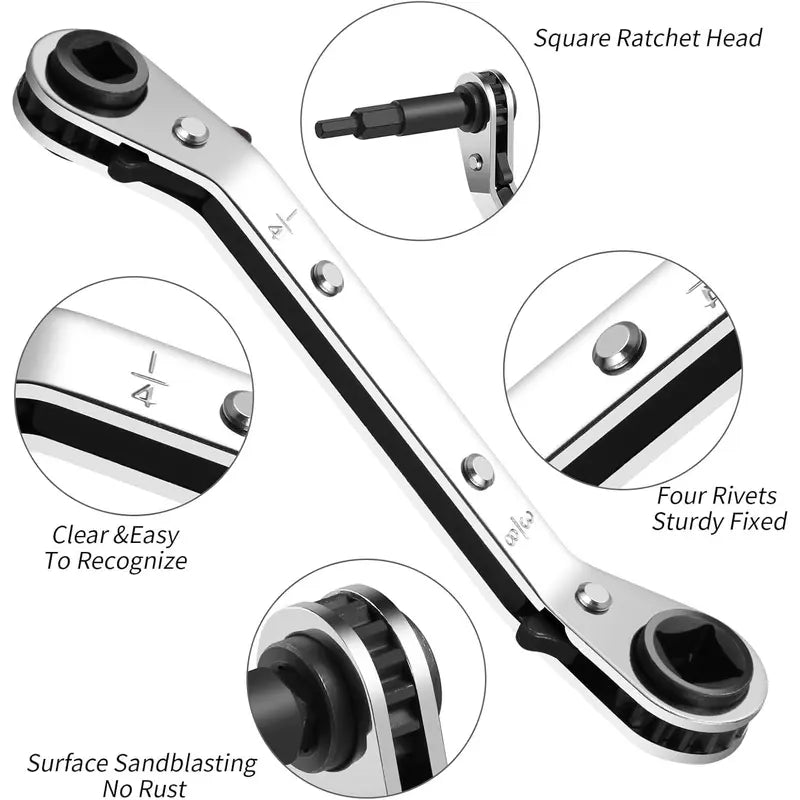 🔧 2-Piece HVAC Service Wrench Set – Built for Tight Spaces & Real Work