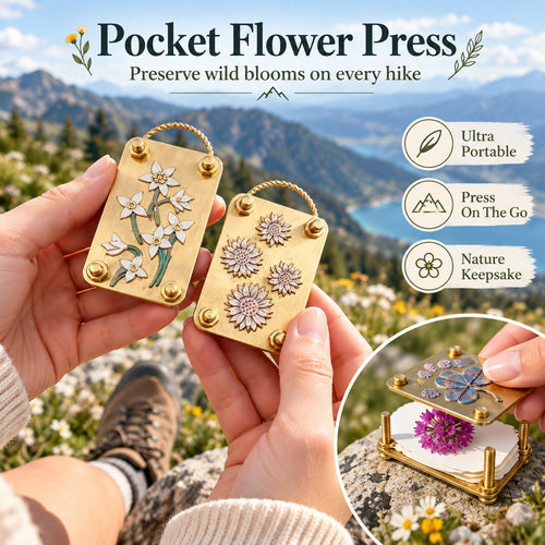 Mini Flower Press | Small Portable Pocket Press