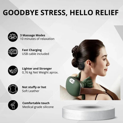 🔥3D Shiatsu Neck Massager + Heat