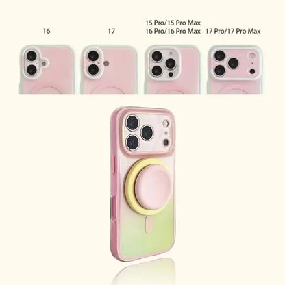 TYIIPRO™ Magnetic Gradient Phone Case with Liquid Stand for iPhone