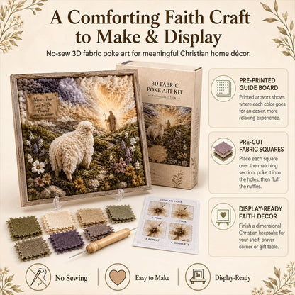 ✝️3D Christian Fabric Poke Art Kit