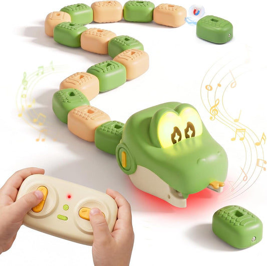Magnetic RC Snake Game – Remote Control Hungry Snake Toys for Kids
