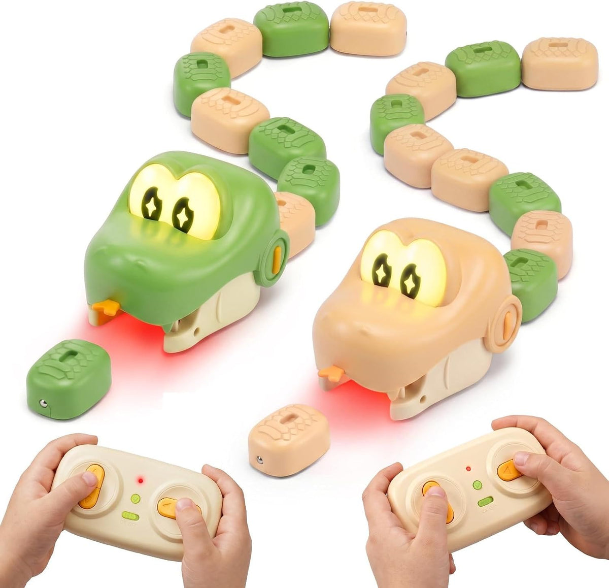 Magnetic RC Snake Game – Remote Control Hungry Snake Toys for Kids