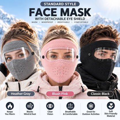 ❄️ Tyiipro™ Warm Breathable Face Cover for Winter Cycling & Trail Adventures
