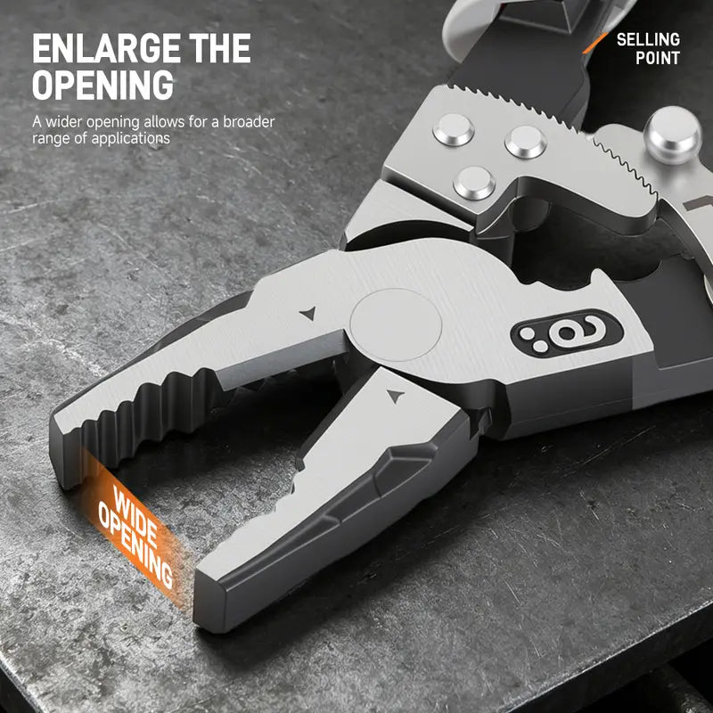 Tyiipro™  Self-Locking Ratchet Pliers – Secure Grip, Less Effort