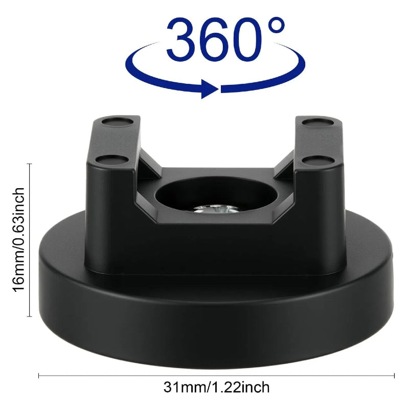 Magnetic Cable Tie Mount Base - Heavy-Duty Magnetic Zip Tie Mounts for Fast & Flexible Cable Management