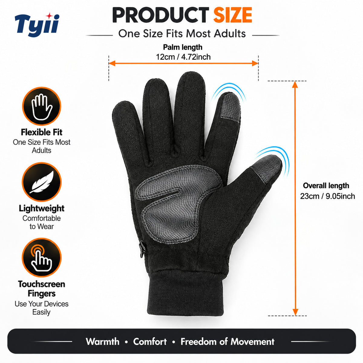 🔥Free Shipping🔥TYII™ Rechargeable Heated Gloves – 5-Level Temperature Control, Touchscreen Winter Thermal Gloves