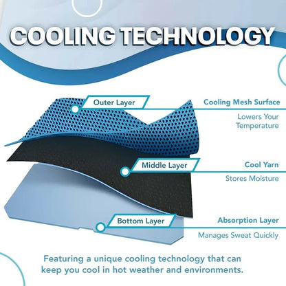 TYIIPRO™ Instant Cooling Towel – Quick Dry Sports Towel for Gym, Travel & Outdoor Activities