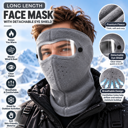 Tyiipro™ Winter Face Mask with Detachable Eye Shield
