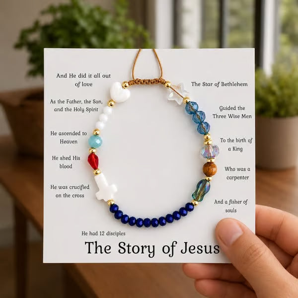 ✝️Handmade Story of Jesus Bracelet