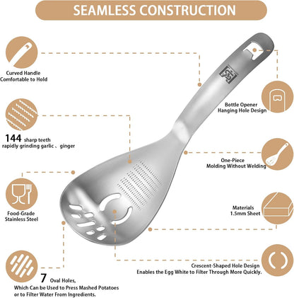 304 Stainless Steel Multi‑Purpose Kitchen Spoon 🥄 - image 11