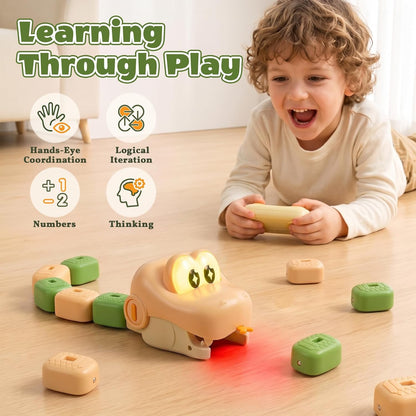 Magnetic RC Snake Game – Remote Control Hungry Snake Toys for Kids