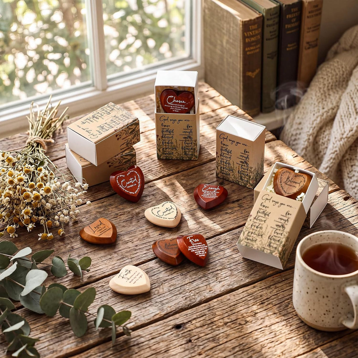 ✝️ 🎁 Christian Pocket Heart Gift Set(Set of 12)